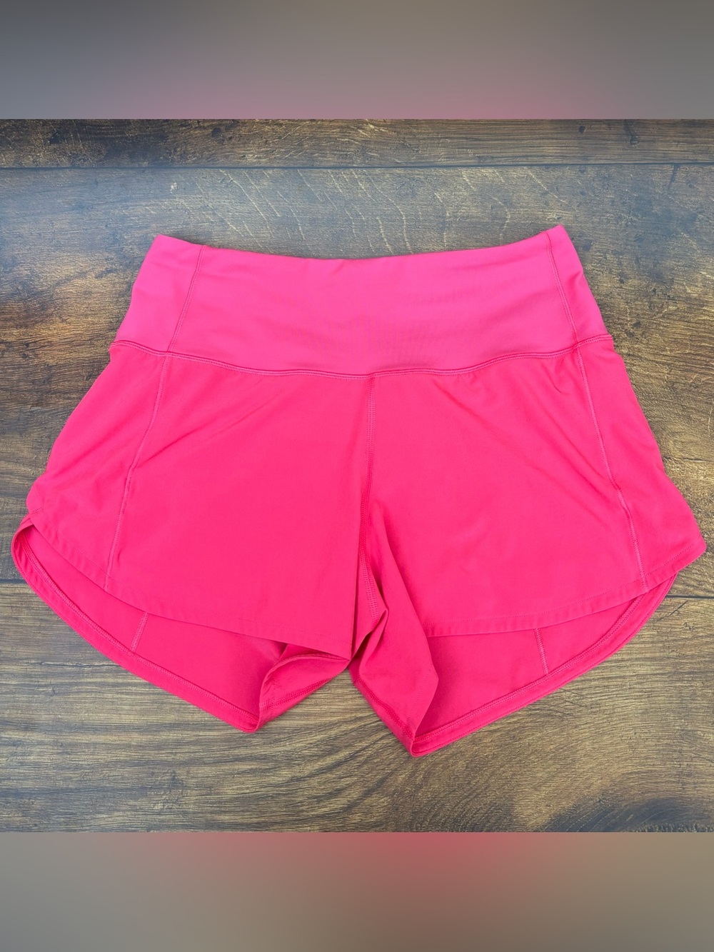 Lululemon Speed Up High Rise Shorts 4" In Glaze Pink Size 4 - Picture 2 of 6